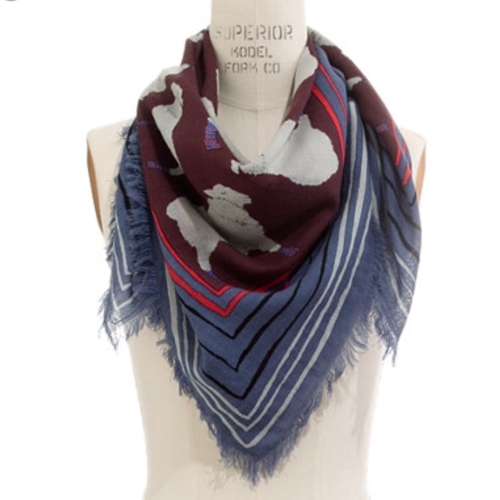 Madewell Sheep in Socks Square Scarf